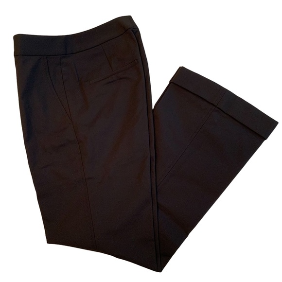 Club Monaco Wide Cuff Trouser Dress Pants Classic Black Size 2 - Picture 3 of 8